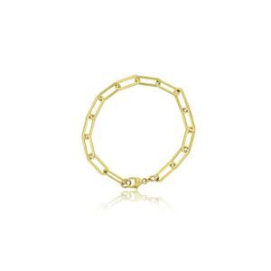 Dee Berkley Gold Filled Paperclip Bracelet, 7 Inches- NWOT